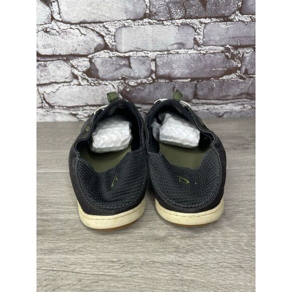 Olukai Nohea Moku Blue Grey Mesh Textile Casual Loafers Shoes Men Sz 10M US/43EU - Picture 4 of 16